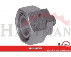 Złącze proste z nakrętką M45x2 35L - M30x2 22L