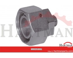 Złącze proste z nakrętką M14x1,5 8L - M12x1,5 6L