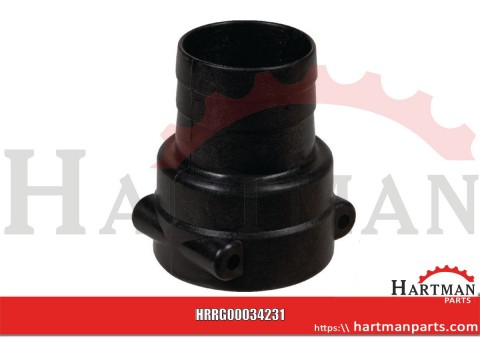 Końcówka węża wytłaczana 40 mm x 1 1/2"