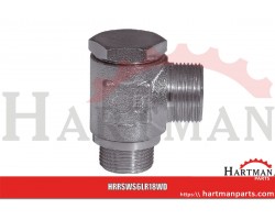 Kątowa złączka gwintowana obrotowa 6L R1/8