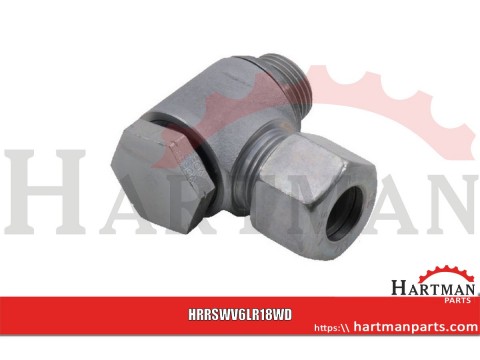 Kątowa złączka gwintowana obrotowa 6L-1/8" -WD