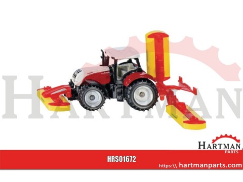 Ciągnik Steyr z zest. kosiarek Pöttinger