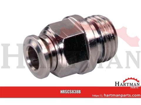 Szybkozłącze proste gwint zew. cylindryczny 8x3/8"