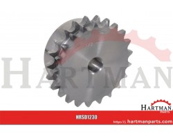 Koło łańcuchowe podwójne 30 zębów 1/2" łańcuch 08 B-2 Kramp