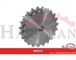Koło łańcuchowe podwójne 21 zębów 3/4" łańcuch 12 B-2 Kramp
