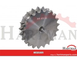 Koło łańcuchowe podwójne 9 zębów 5/8" łańcuch 10 B-2 Kramp
