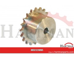 Koło łańcuchowe pojedyncze 20 zębów 1/2" łańcuch 08 B-1 ze stali nierdzewnej 304 Kramp