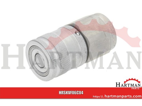 Szybkozłącze płaskie SKV-F gniazdo 1/4" gwint wewnętrzny 1/4" BSP