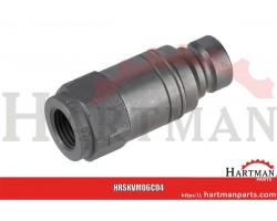 Szybkozłącze płaskie SKV-M wtyczka 1/4" gwint wewnętrzny 1/4" BSP