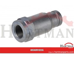 Szybkozłącze płaskie SKV-M wtyczka 3/8" gwint wewnętrzny 3/8" BSP