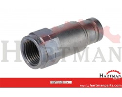 Szybkozłącze płaskie SKV-M wtyczka 3/8" gwint wewnętrzny 1/2" BSP