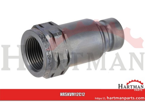 Szybkozłącze płaskie SKV-M wtyczka 1/2" gwint wewnętrzny 3/4" BSP