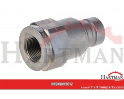 Szybkozłącze płaskie SKV-M wtyczka 3/4" gwint wewnętrzny 3/4" BSP