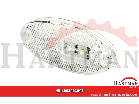 Lampa obrysowa LED, 309P przednia 12/24V