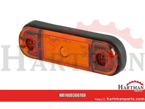 Lampa pozycyjna/obrysowa 3 LED, 708 boczna 12/24V