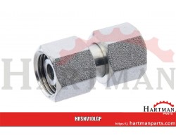 Złącze proste z nakrętkami M16x1.5 10L