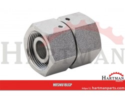 Złącze proste z nakrętkami M26x1.5 18L
