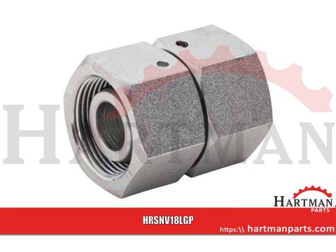 Złącze proste z nakrętkami M26x1.5 18L