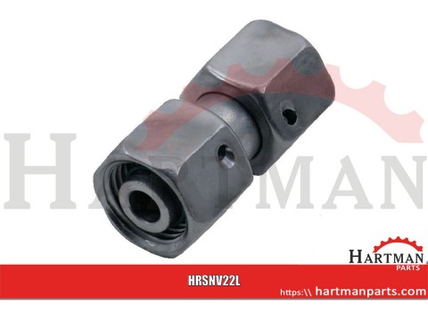 Złącze proste z nakrętkami M30x2.0 22L