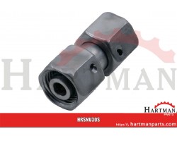 Złącze proste z nakrętkami M42x2.0 30S
