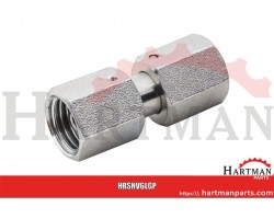 Złącze proste z nakrętkami M12x1.5 6L
