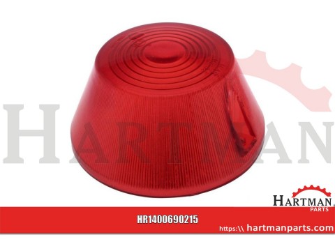 Klosz lampy niski WE-92, 19, czerwony