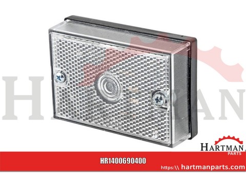Lampa zespolona obrysowa, W-15, żarówkowa, biała