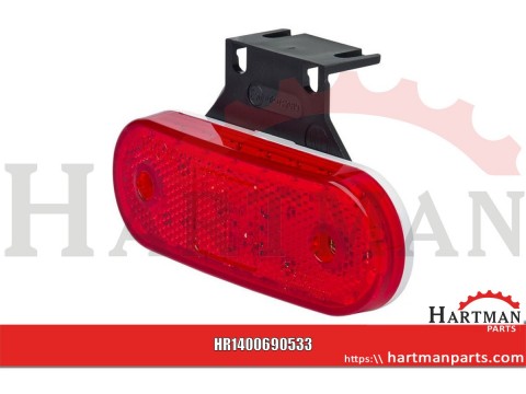 Lampa obrysowa LED, 230Z tylna z uchwytem 12/24V