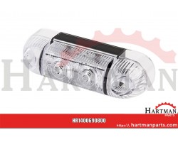 Lampa obrysowa 2 LED, 282 przednia biała 12/24V