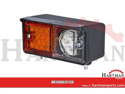 Lampa kierunkowskazu, LED, 491, 12 V - 24 V, przednia, prawa