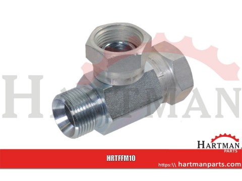 Trójnik gwintowany 2 x zł. żeńskie 5/8" BSP