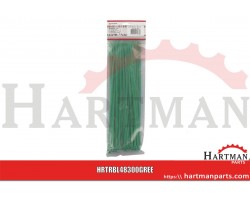 Opaski kablowe 4,8 mm Kramp Blister, zielone 300 mm