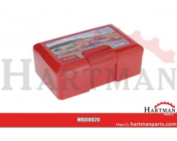 Pudełko śniadaniowe 200x130x70 mm, czerwone