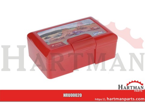 Pudełko śniadaniowe 200x130x70 mm, czerwone