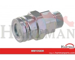 Szybkozłącze płaskie układu hamulcowego VF wtyczka 3/8" gwint zewnętrzny 1/2" BSP