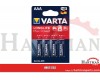 Bateria alkaliczno-manganowa AAA/LR03 1.5V Varta 4 szt.