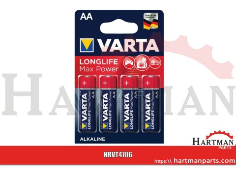 Bateria alkaliczno-manganowa AA/LR06 1.5V Varta 4 szt.