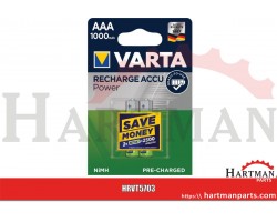 Bateria AAA Varta, 1,2 V, 1000 mAh, HR03, 2 szt.
