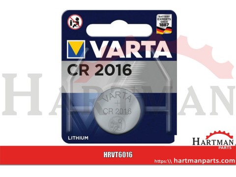 Bateria litowa guzikowa CR 2016 3V Varta