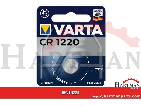 Bateria litowa guzikowa CR 1220 3V Varta