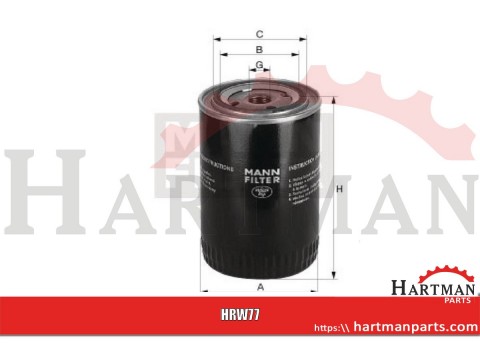 Filtr oleju, M&H