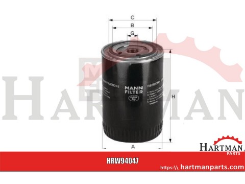 Filtr oleju M&H