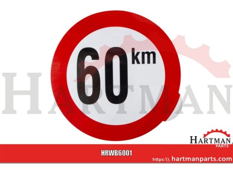 Naklejka "60 km"