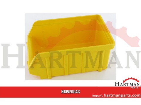 Skrzynka regałowa Metalin, żółta nr. 54 175 x 105 x 75 mm