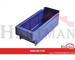Pudełka do składowania pionowego niebieskie 300x115x100mm