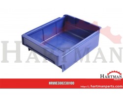 Pudełka do składowania pionowego niebieskie 300x230x100mm