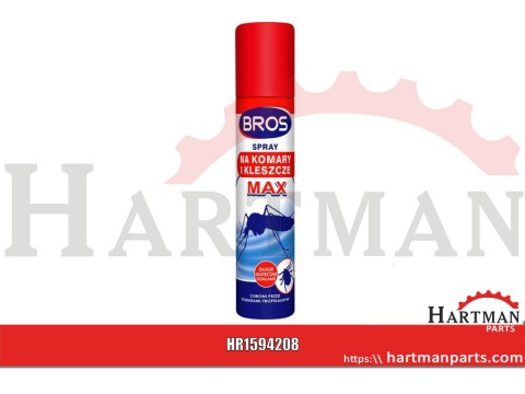 Spray na komary i kleszcze Max, Bros, 90ml