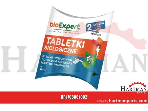 bioExpert musujące Tabletki do szamb i oczyszczalni 2 szt.