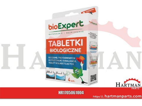 bioExpert musujące Tabletki do szamb i oczyszczalni 4 szt.