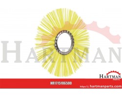 Sczotka pierścieniowa polyester, 500 x 160 mm żółta Ø 2,2 mm